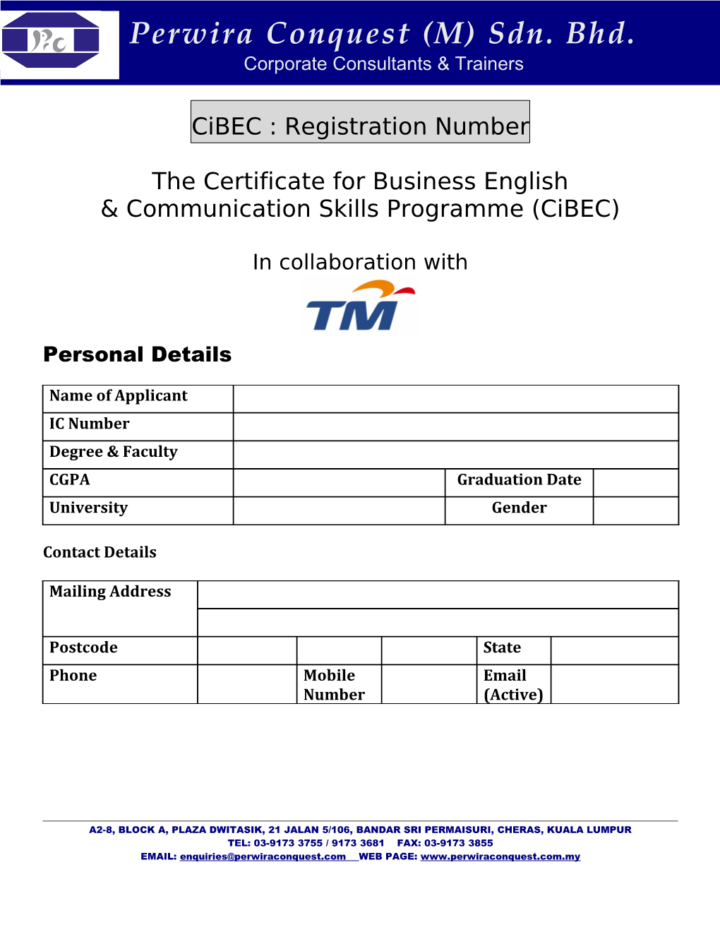 The Certificate for Business English