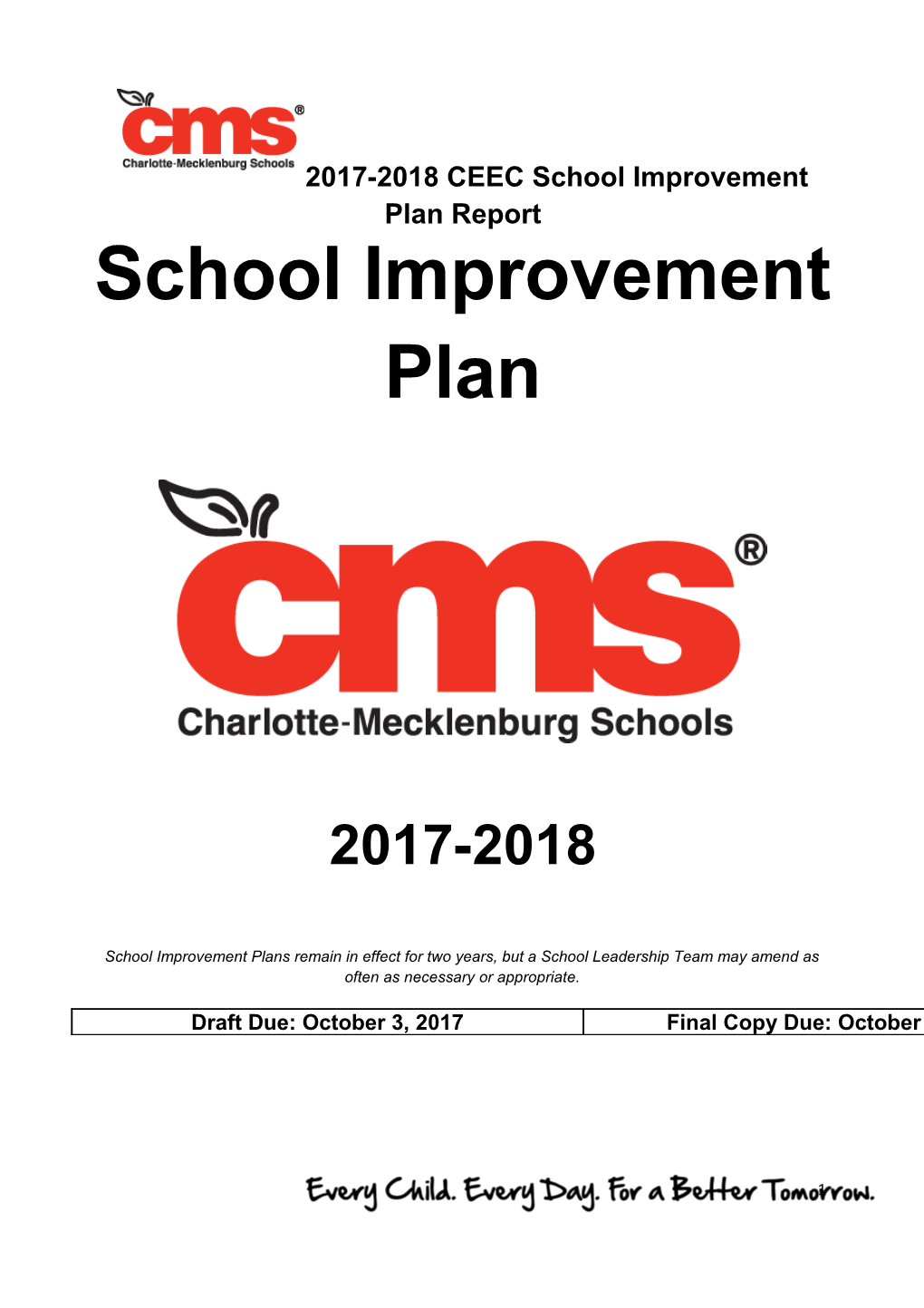 School Improvement Plan s6