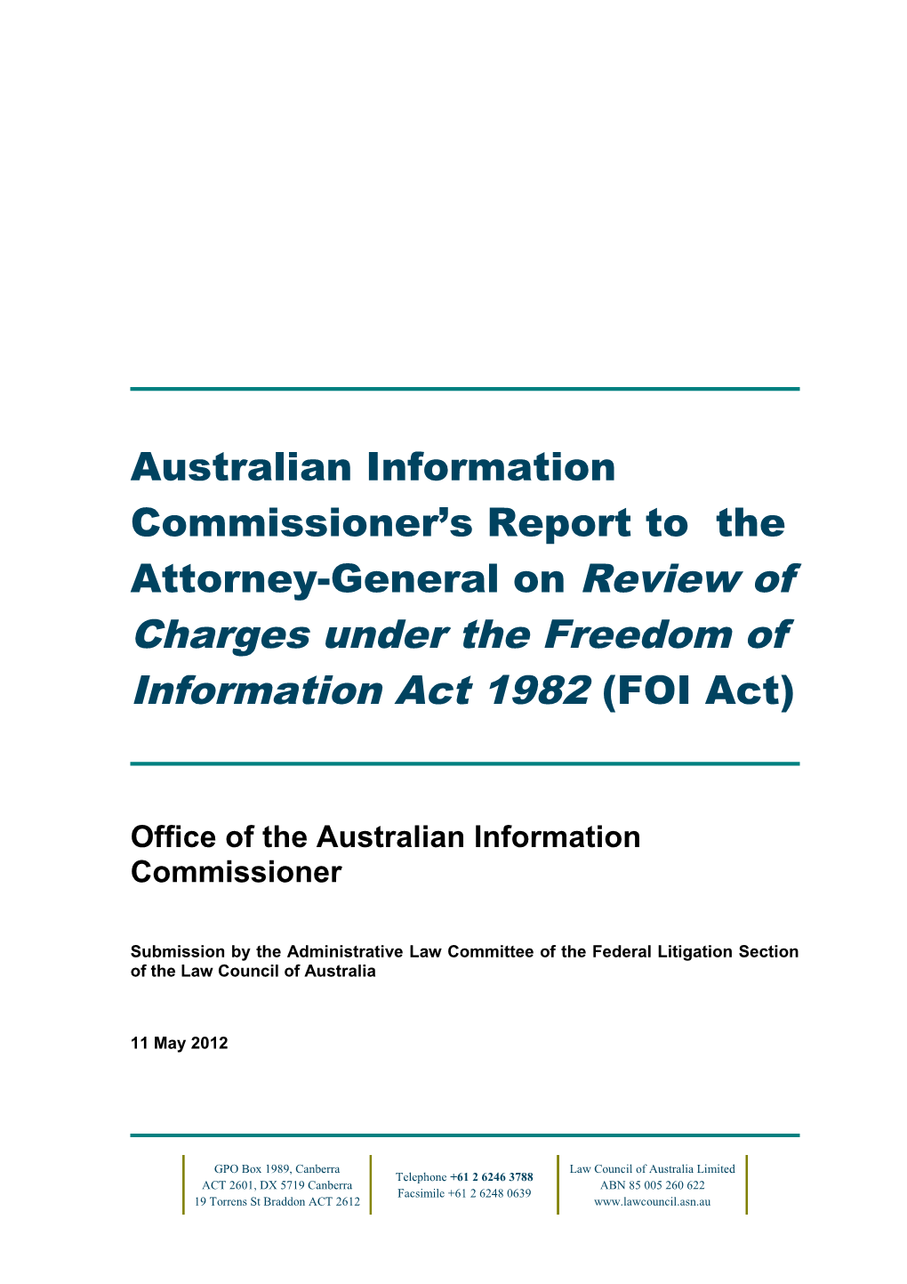 Office of the Australian Information Commissioner s1