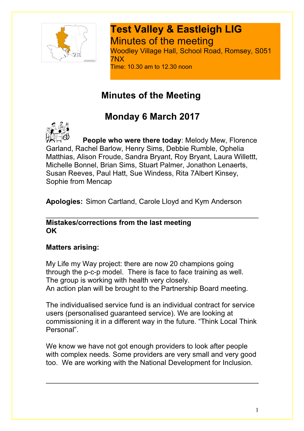 Minutes of the Meeting s12