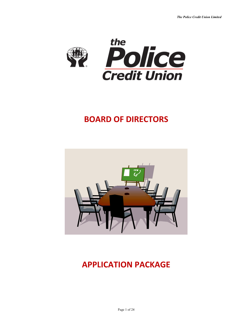 The Police Credit Union Limited