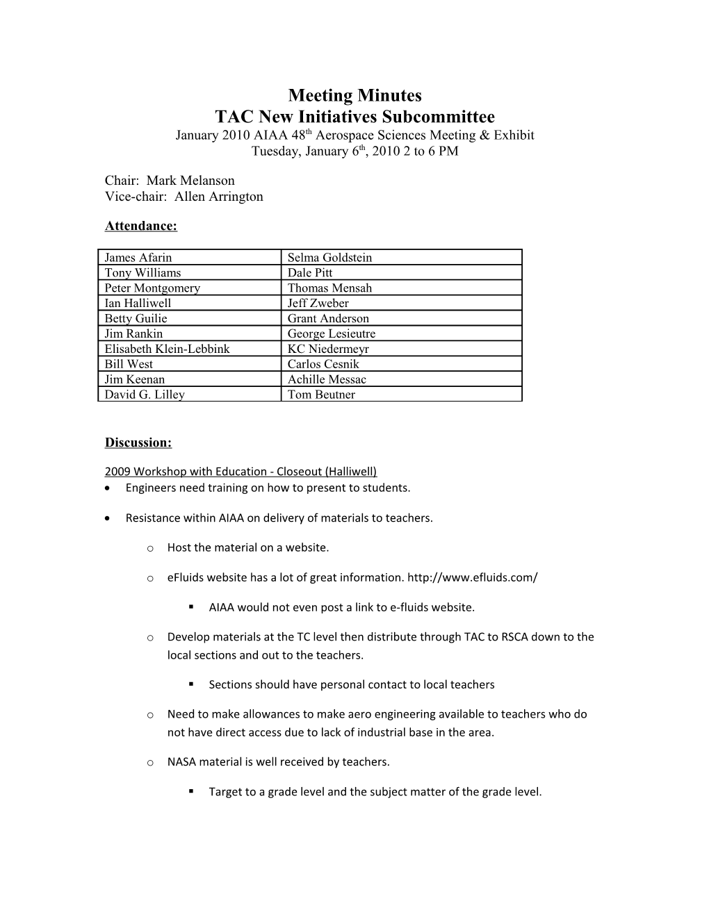 GTTC Meeting Minutes Template