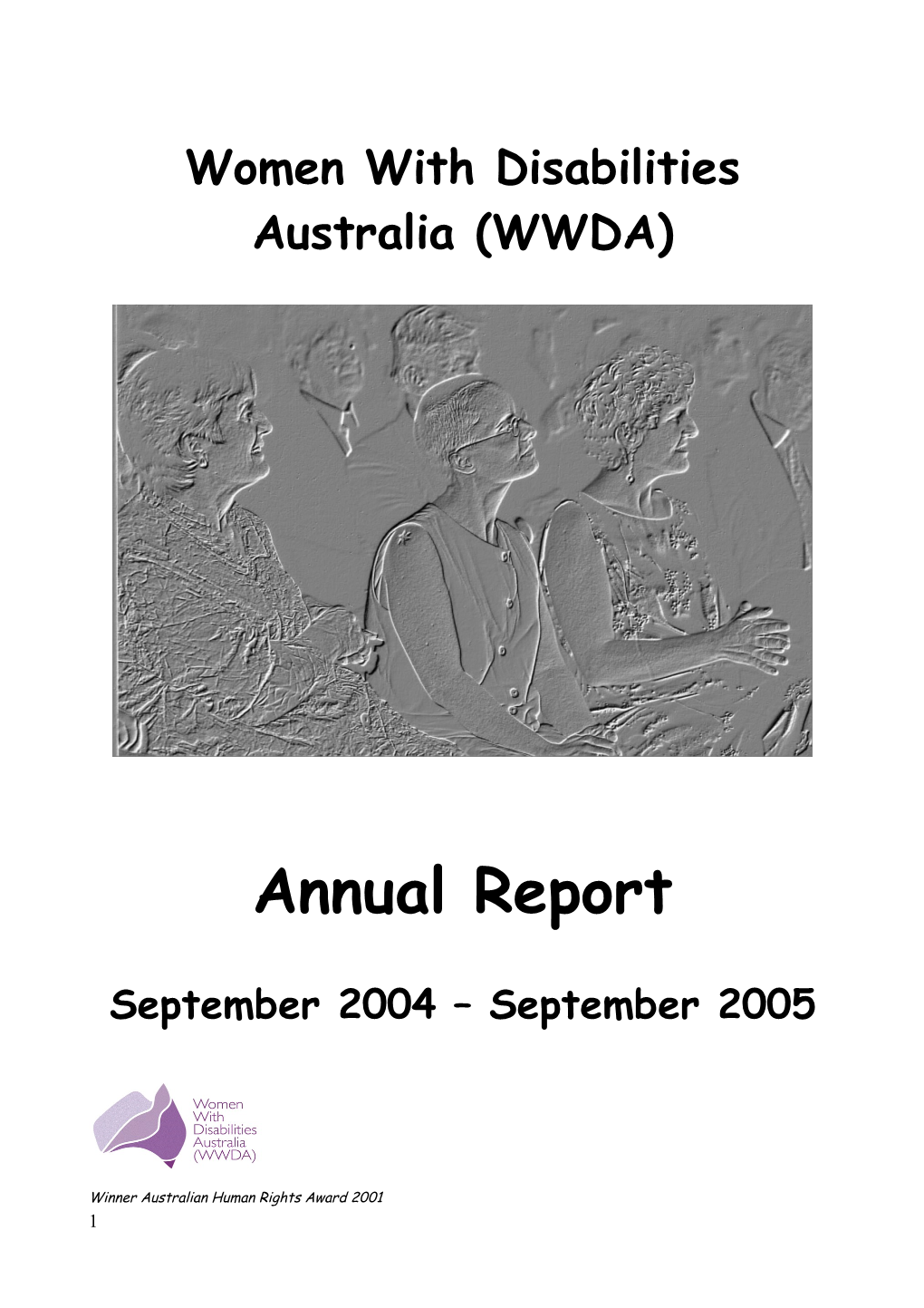 Submission from Women with Disabilities Australia (WWDA) to the Human Rights and Equal