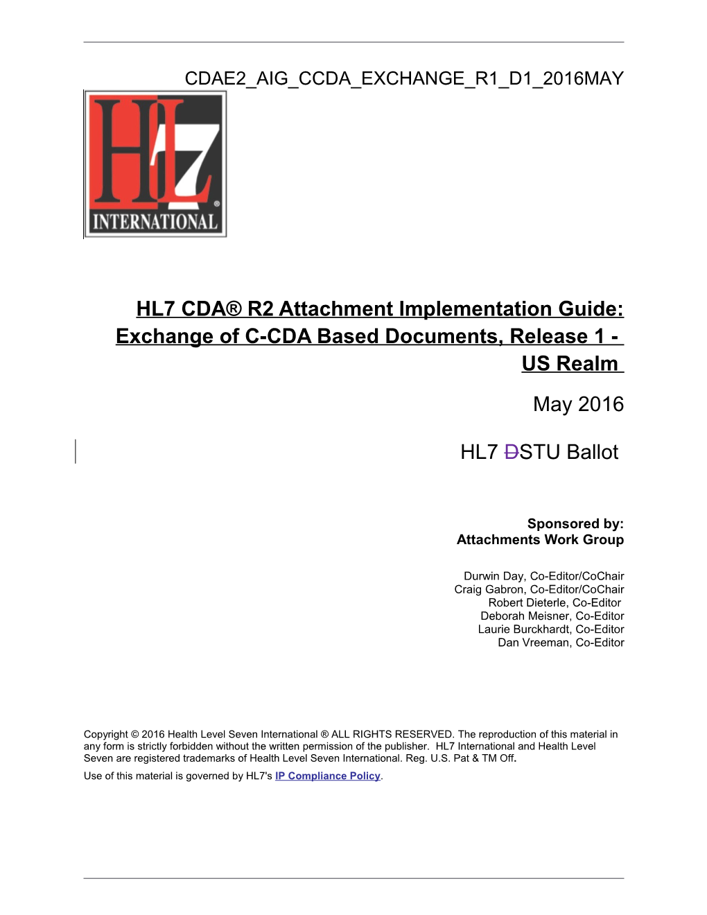 CDAR2 IG Supplement to IHE Consolidated Templated Guide s3