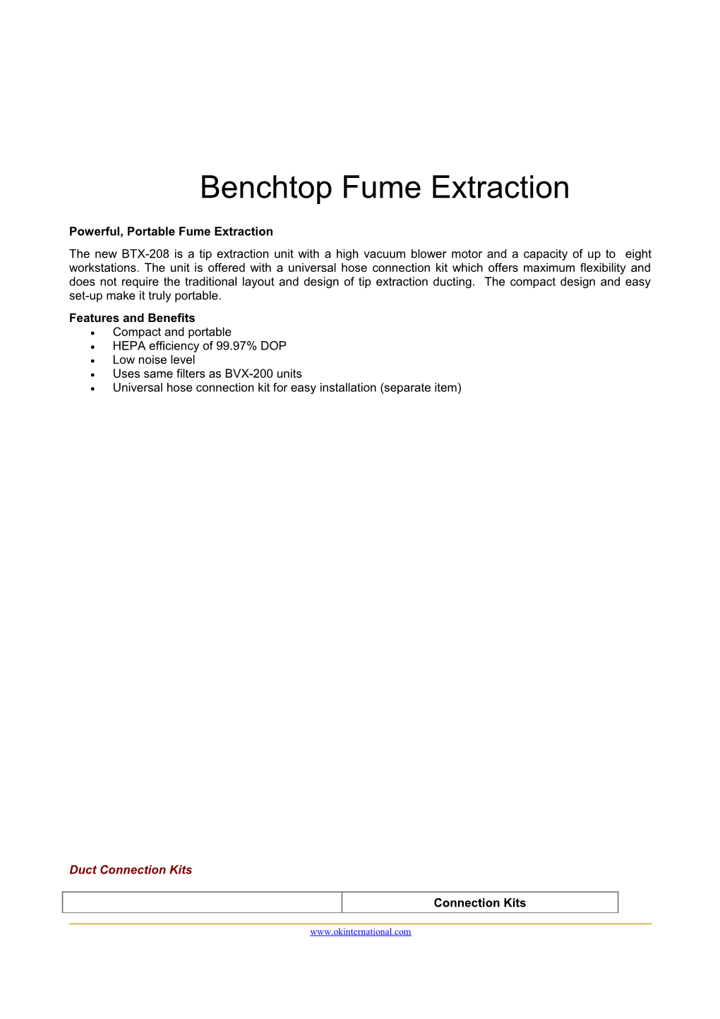 Powerful, Portable Fume Extraction