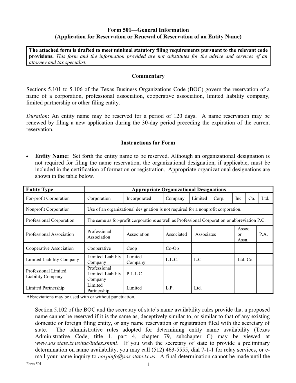 Transmittal Sheet and Check List