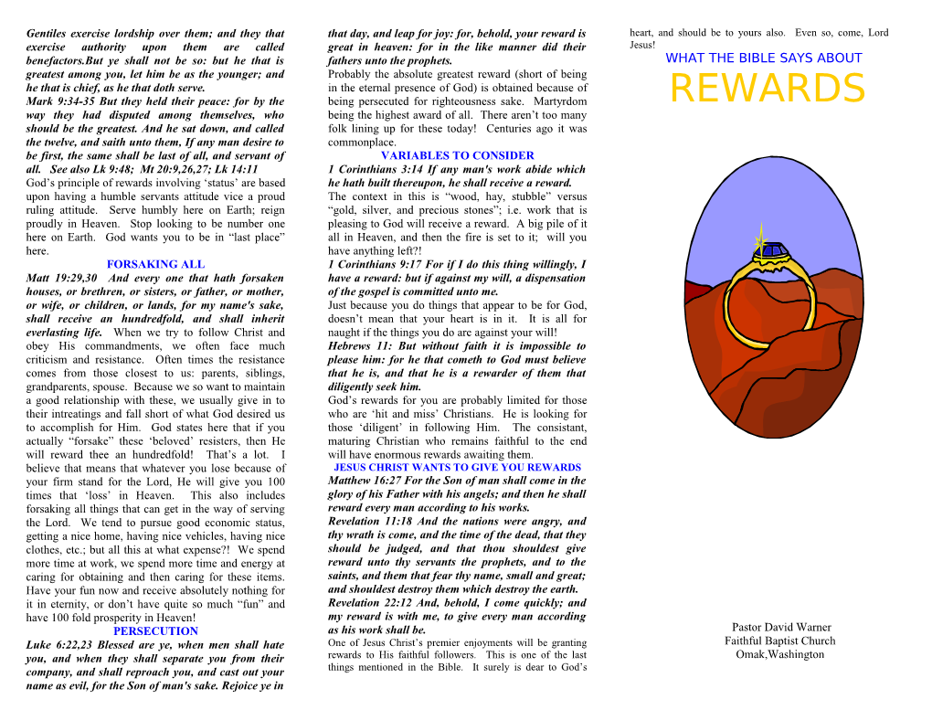 There Is Nothing Wrong with Having the Prospect of Receiving Reward As a Main Motivator