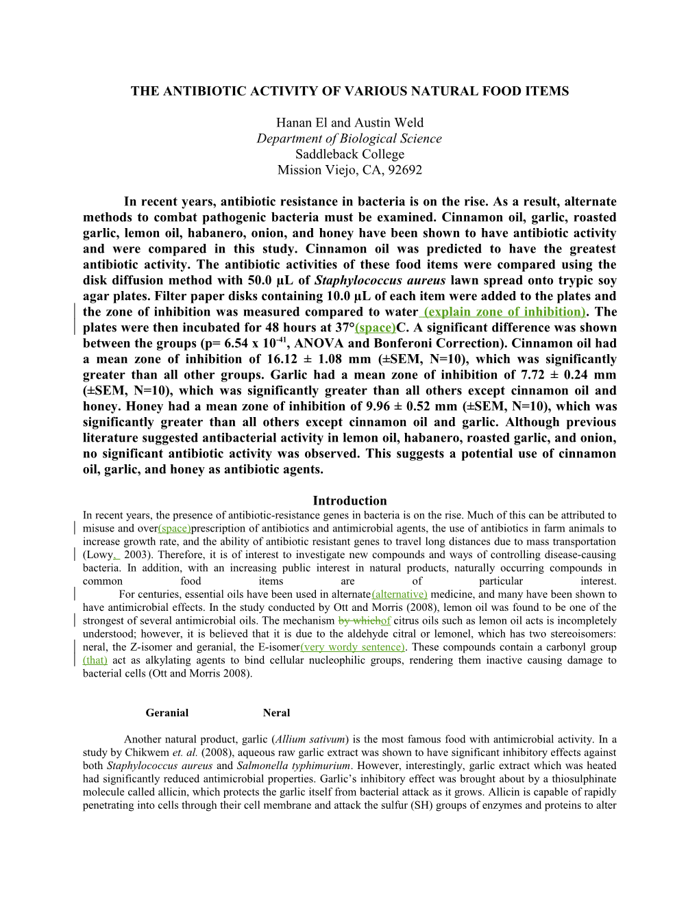 THE EFFECT of DECREASING OCEAN PH on the PHOTOSYNTHETIC RATE RED ALGAE (Gelidium Crinale)