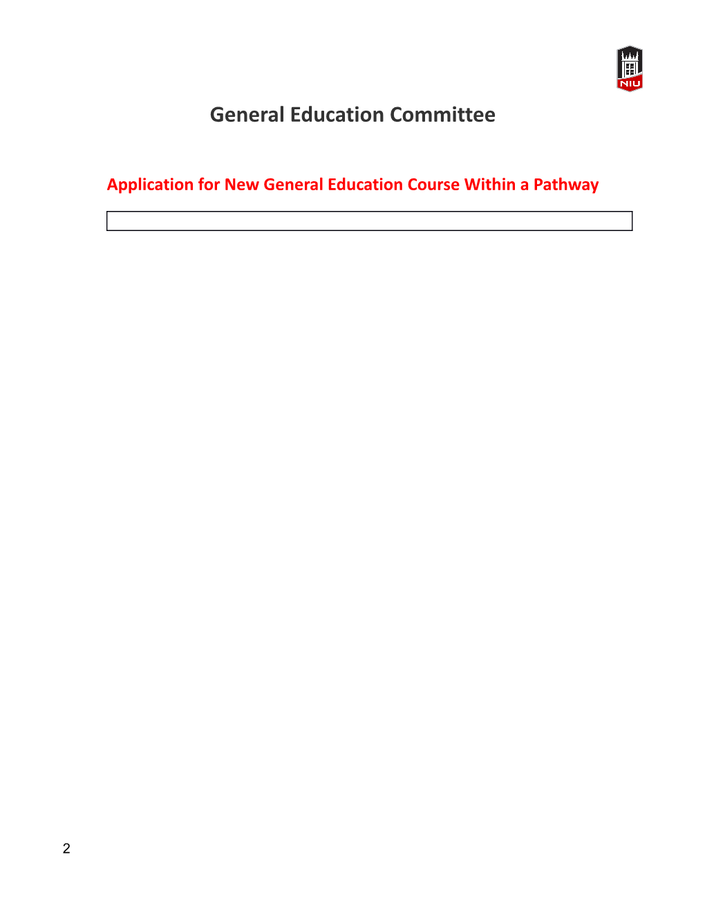 General Education Committee s2