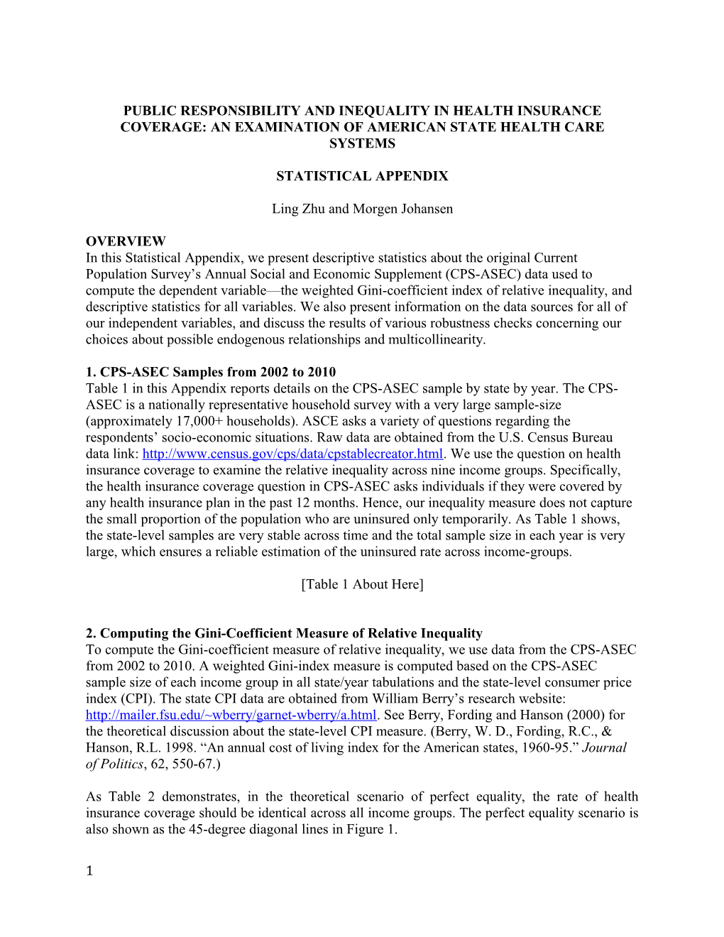 Public Responsibility and Inequality in Health Insurance Coverage: an Examination of American