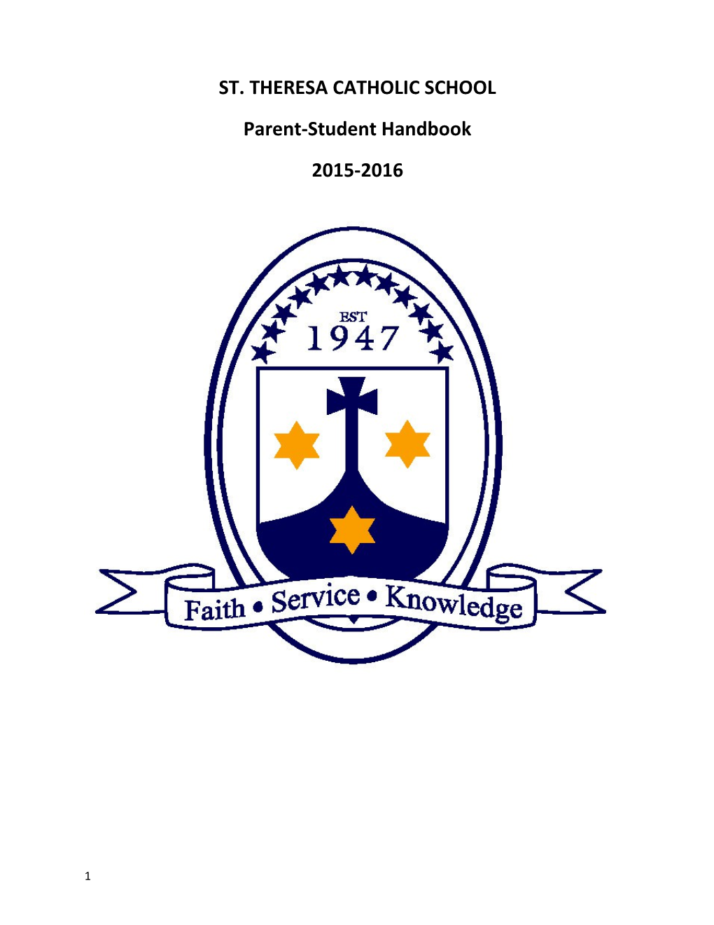 '13-'14 Parent-Student Handbook- MINE