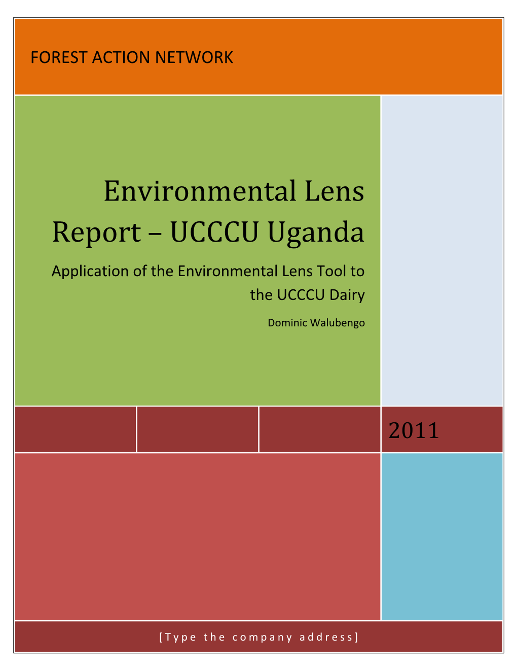 Environmental Lens Report UCCCU Uganda