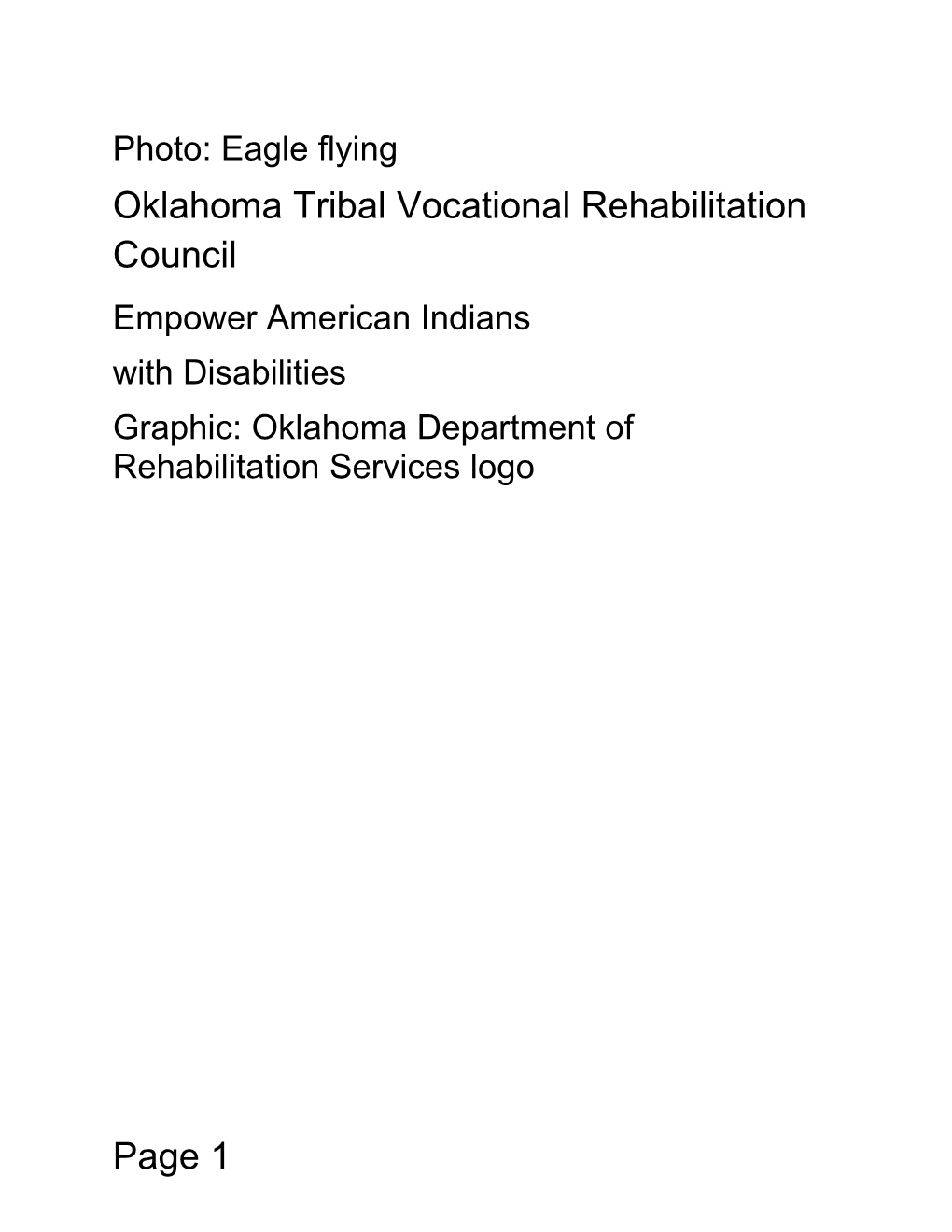 Oklahoma Tribal Vocational Rehabilitation Council