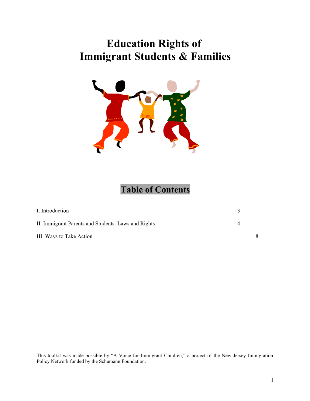 Ensuring Effective Services to Immigrant &/Or LEP/ELL Children & Families