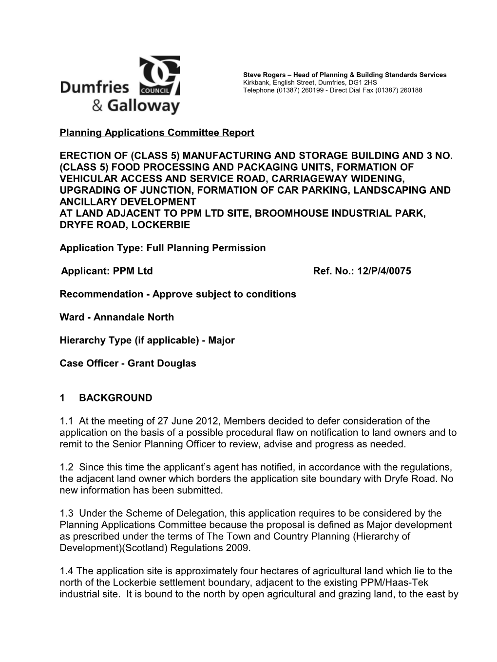 Planning Applications Committee Report s3