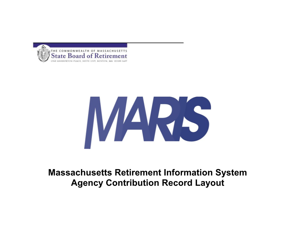MARIS Contribution HRCMS Report