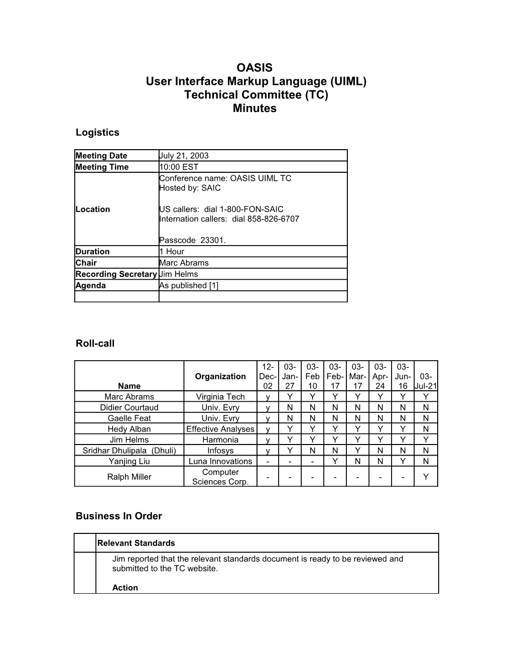 User Interface Markup Language (UIML) s1