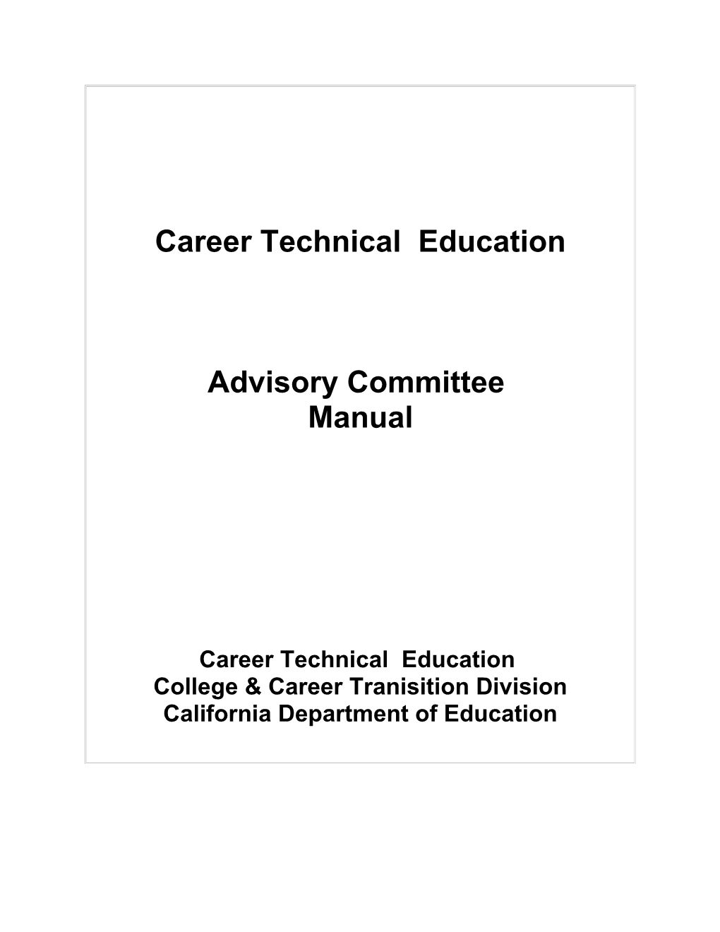 Career Technical Education