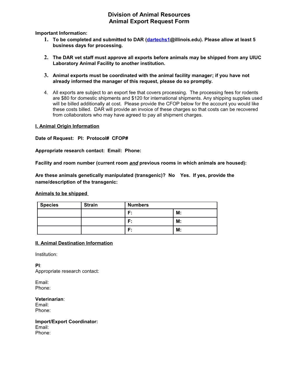 Division of Animal Resources