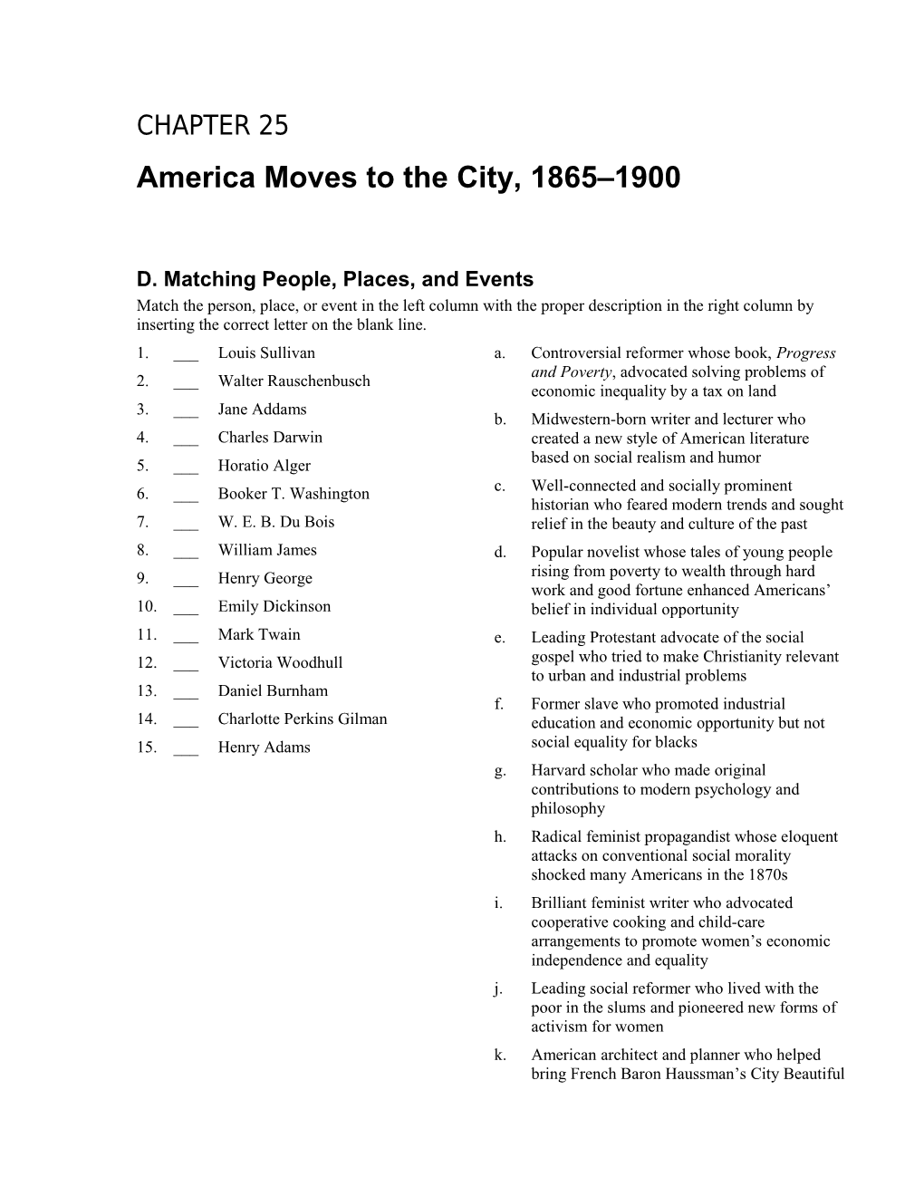 America Moves to the City, 1865 1900 s1
