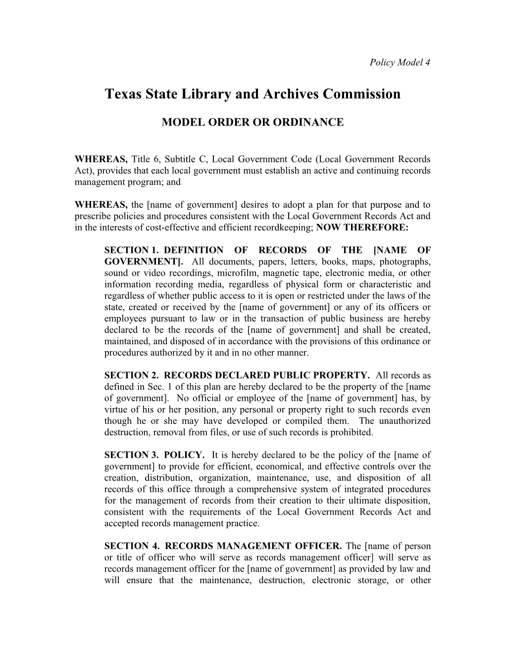 Texas State Library and Archives Commission s1