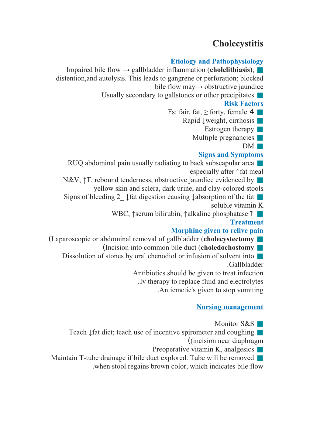 Etiology and Pathophysiology