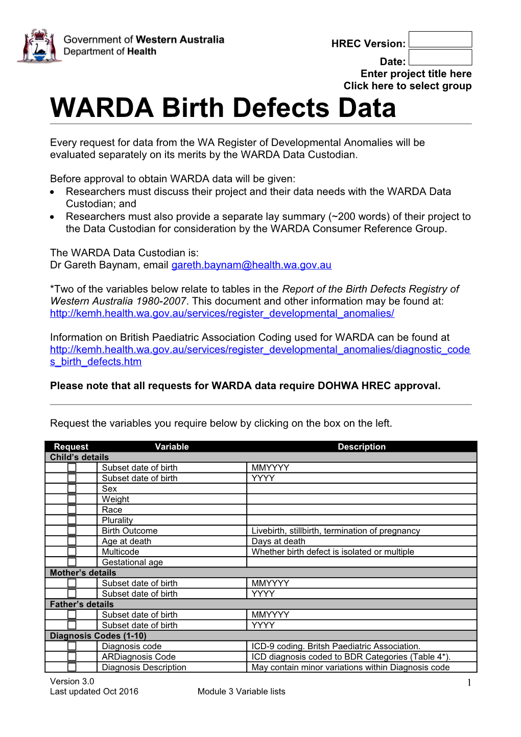 Midwives Notifications Data