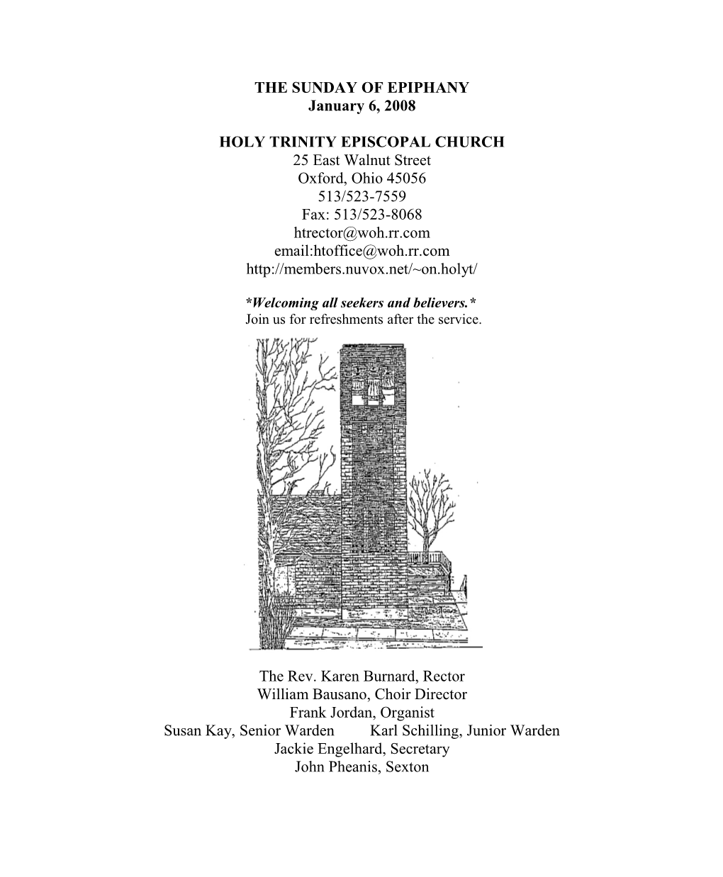 Front Cover Page