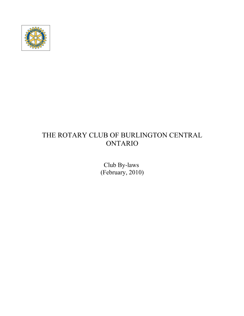 The Rotary Club of Burlington Central Ontario