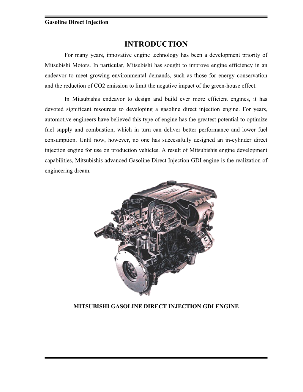 Gasoline Direct Injection