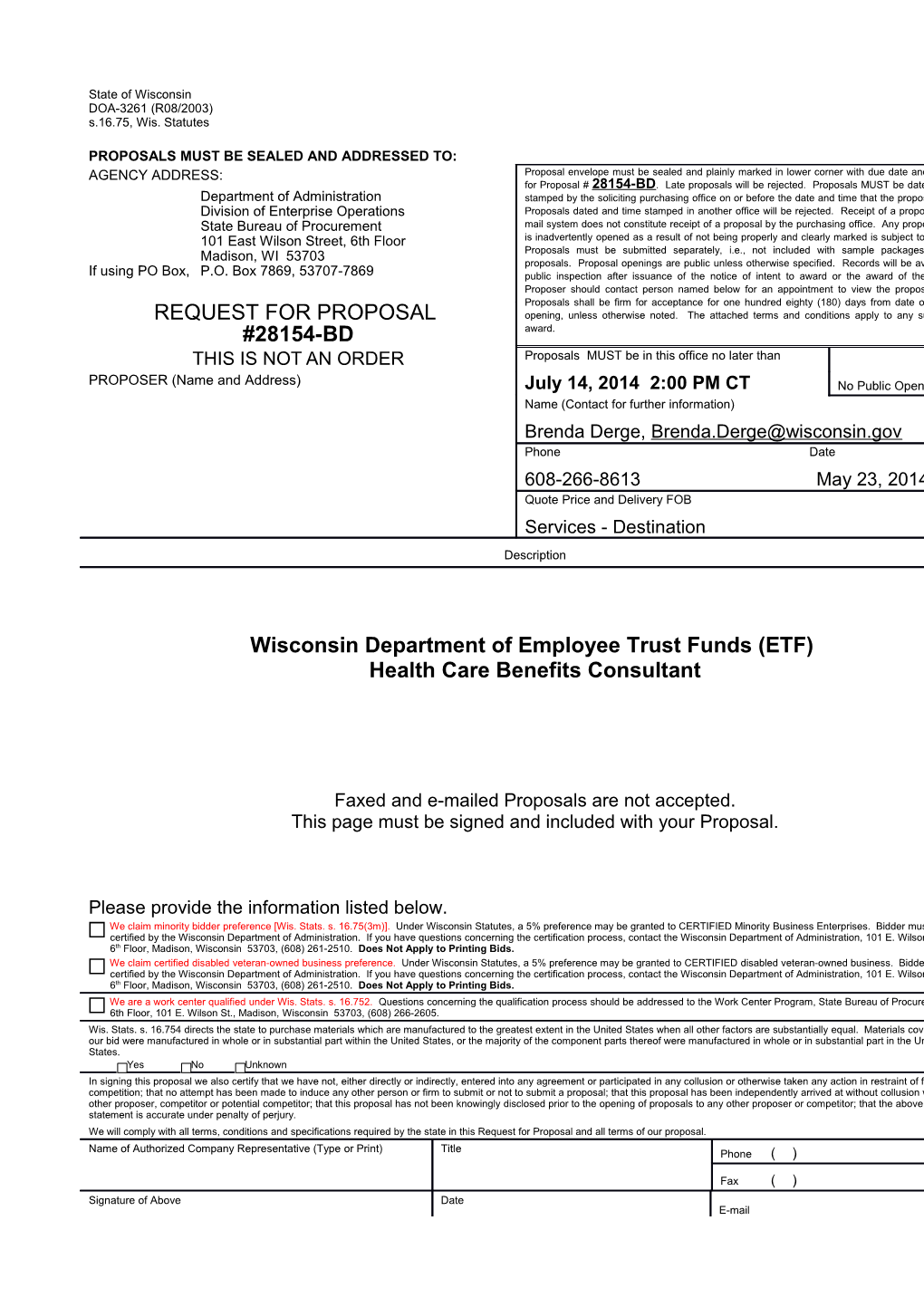 Rfp Windows Document
