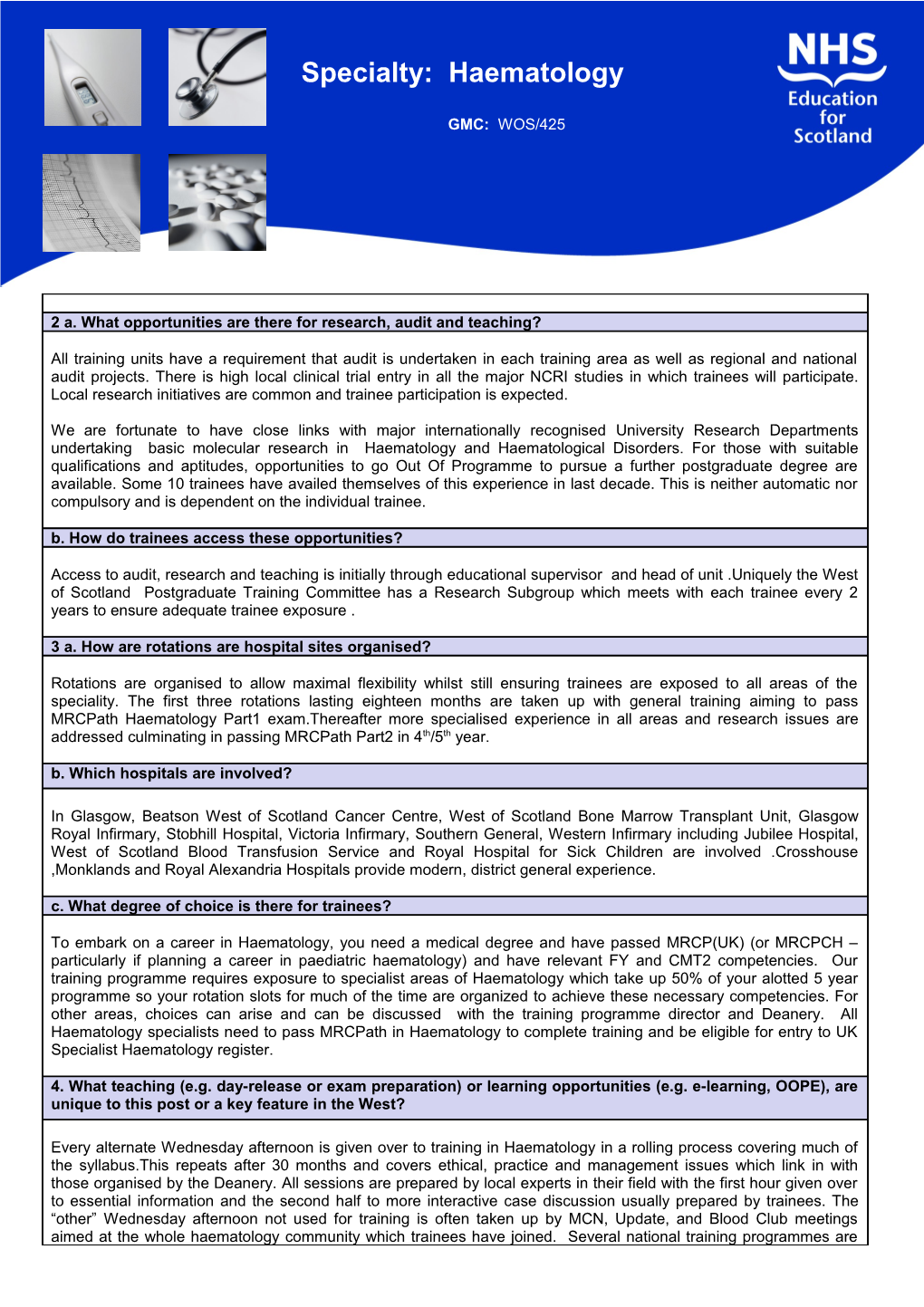 Programme Information Profile 2008