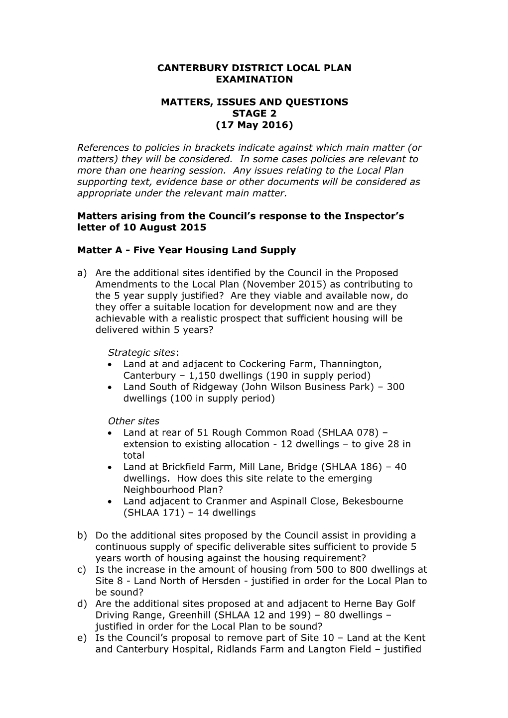Tonbridge and Malling Mananaging Development and the Environment Development Plan Document