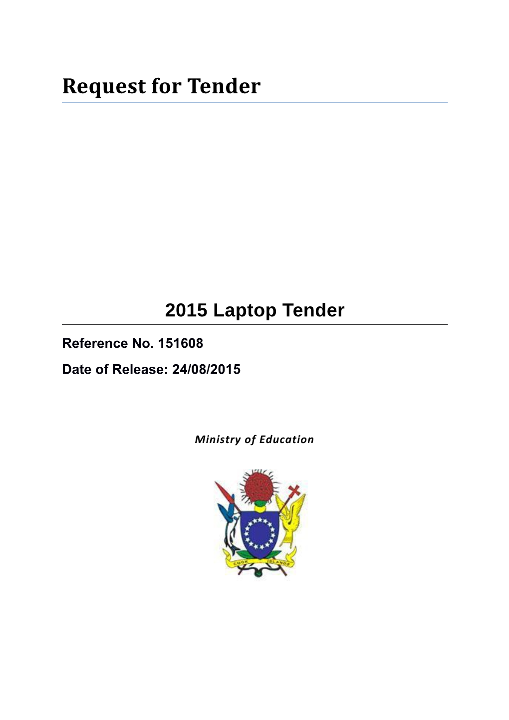 2015 Laptop Tender