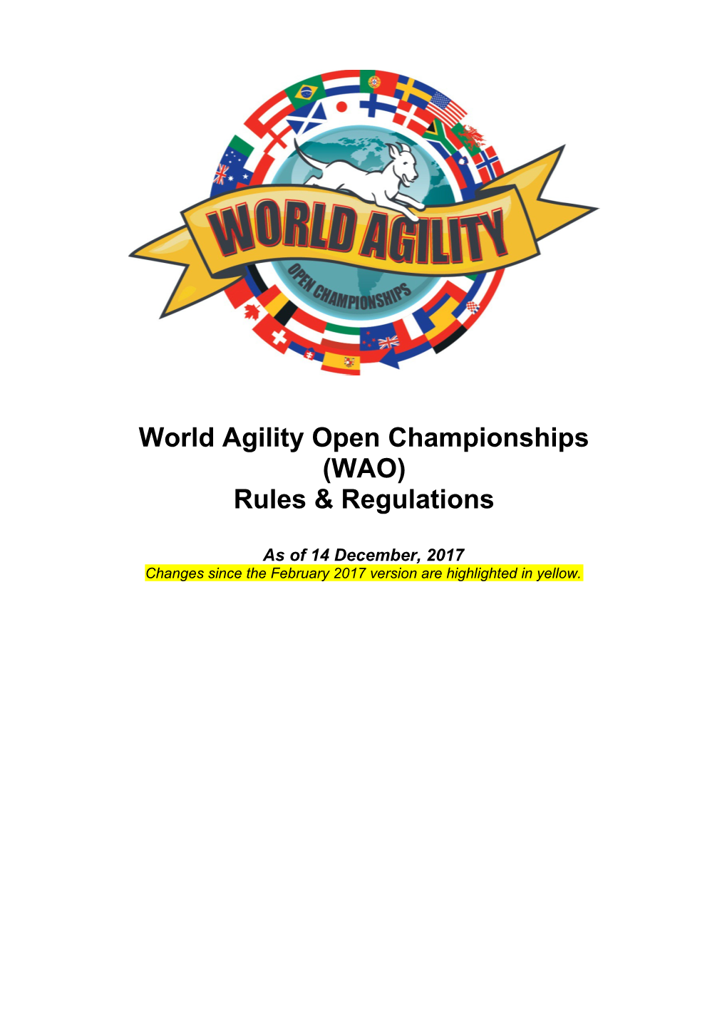 World Agility Open Championships