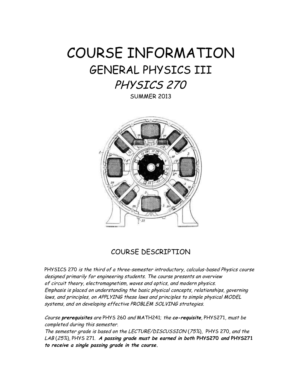 Course Information s3