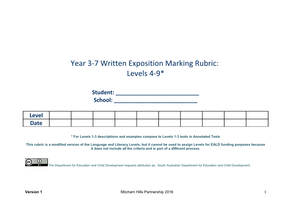 Language And Literacy Levels 4-9