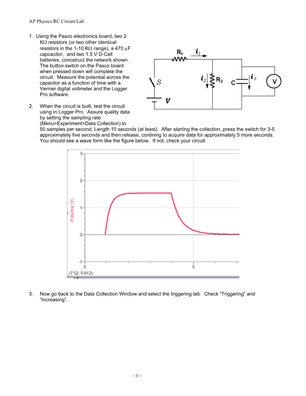 AP Physics RC Circuit Lab