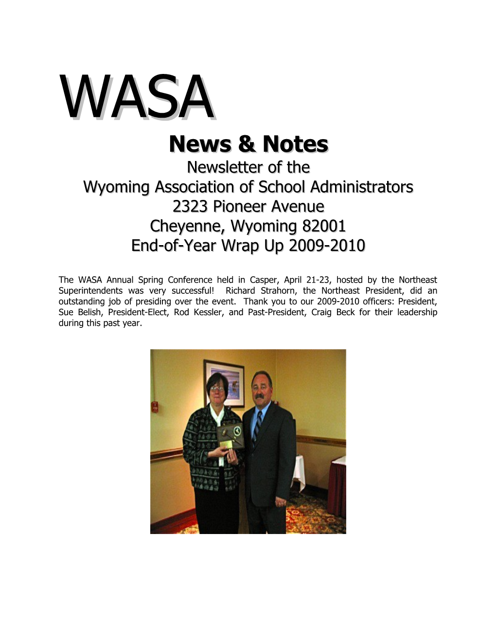 Wyoming Association of School Administrators