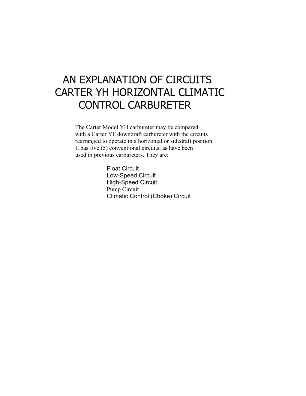 An Explanation of Circuits