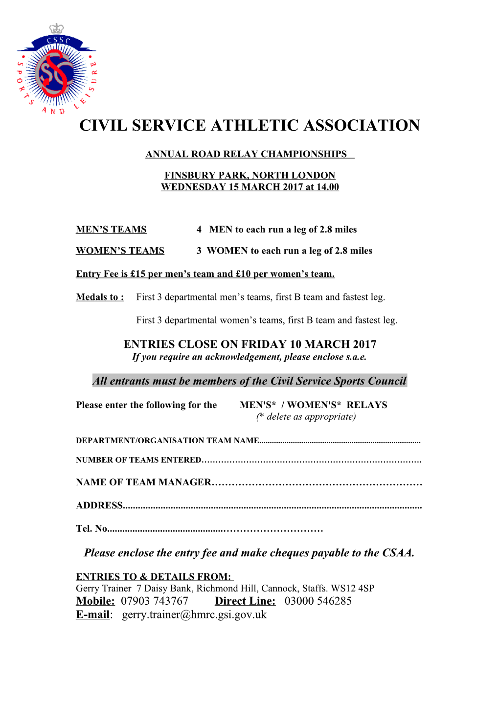 Civil Service Athletic Association