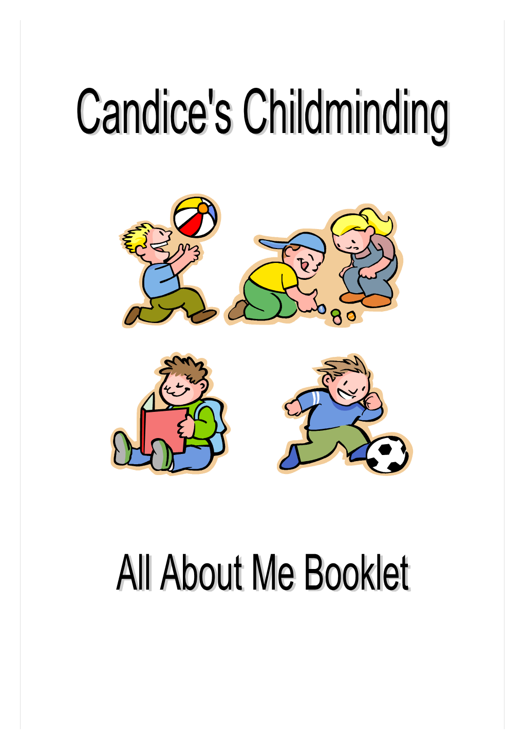 Childminders and Childrens Learning Development Booklet - 24.10.11