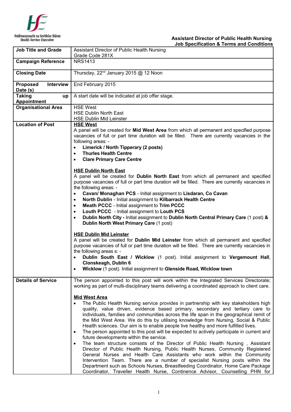 Job Specification & Terms and Conditions s4