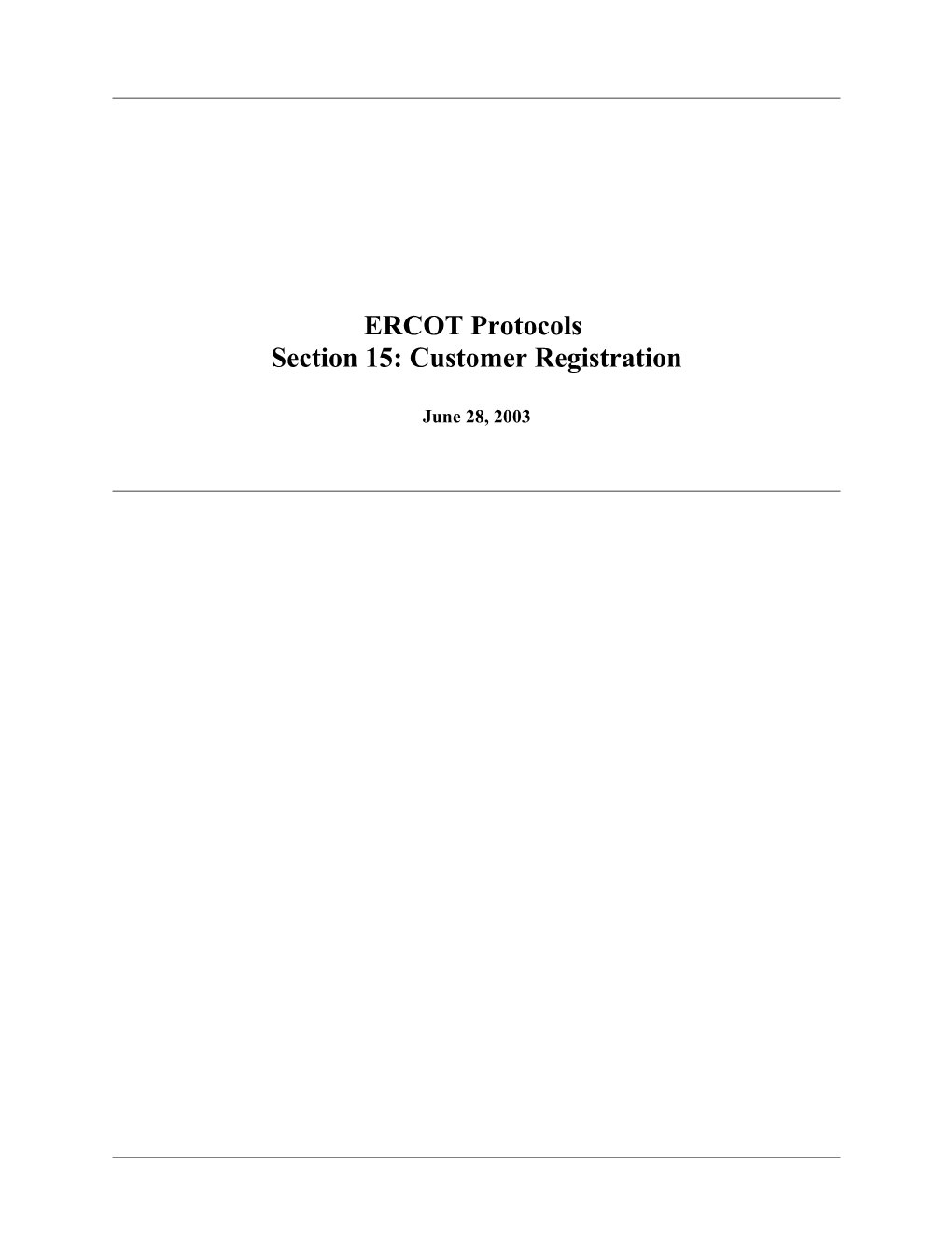 ERCOT Protocols