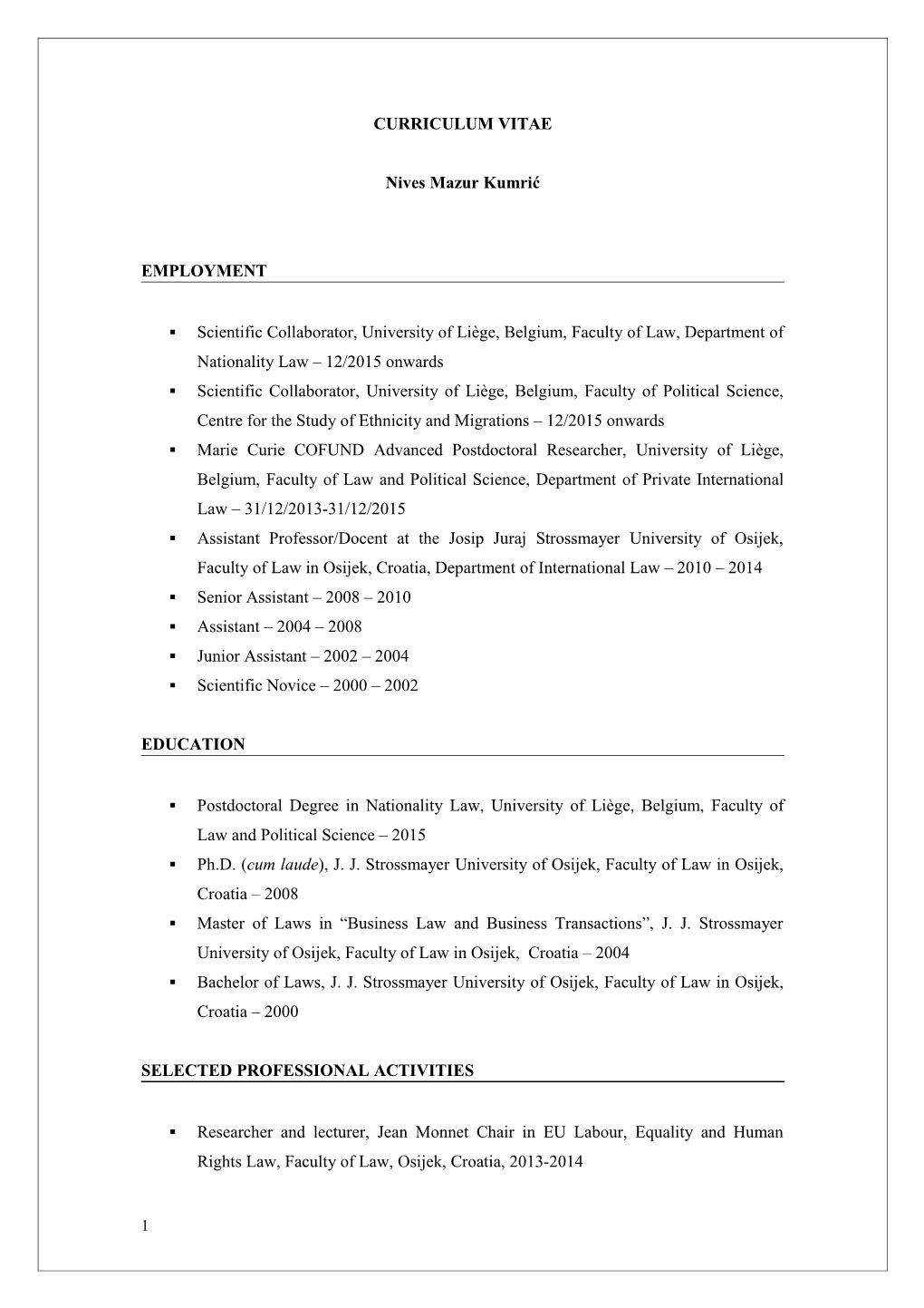 Curriculum Vitae s353