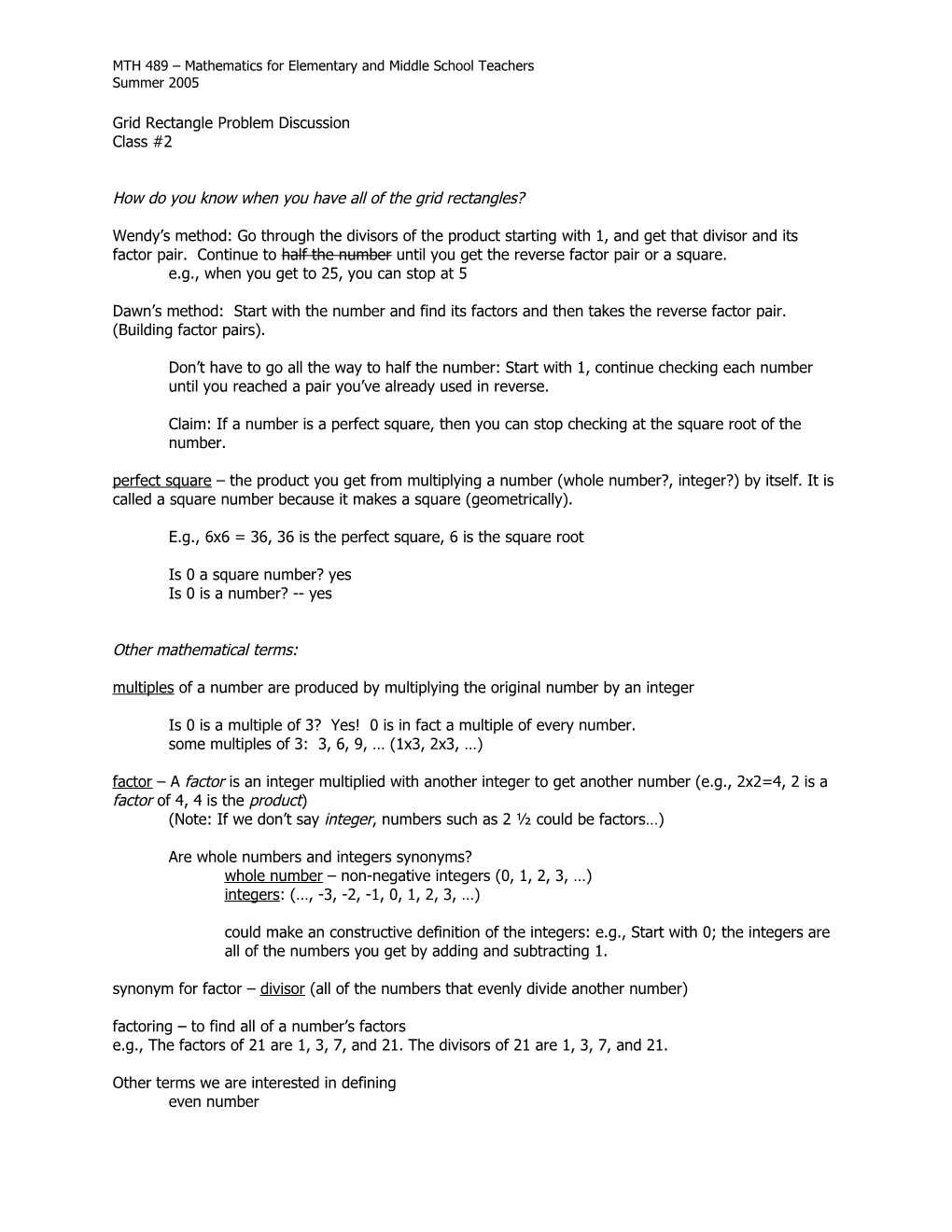 Grid Rectangle Problem