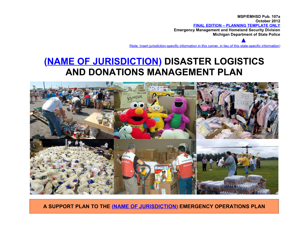 Disaster Donations Management Plan s1