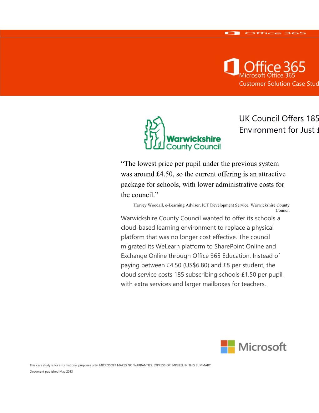 Writeimage CSB UK Council Offers 185 Schools Cloud Learning Environment for Just 1.50 Per