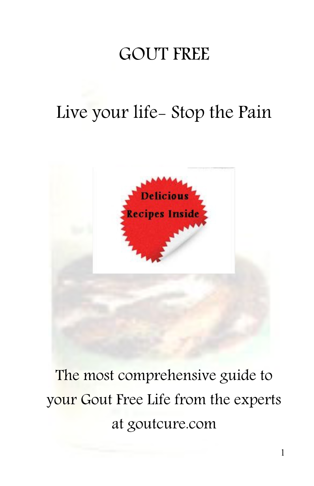 Live Your Life- Stop the Pain