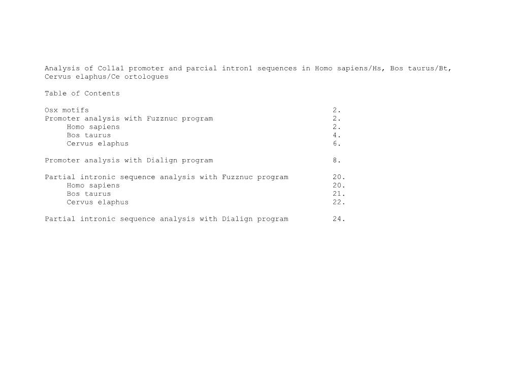 SP1 Promoter + Intron Hs Bt Ce